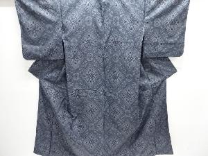 大正ロマン　華紋織り出し本場村山大島紬着物